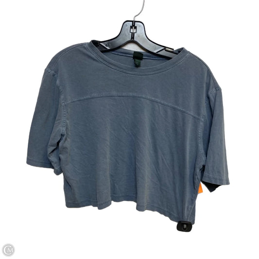 Top Short Sleeve By Wild Fable In Blue, Size: M