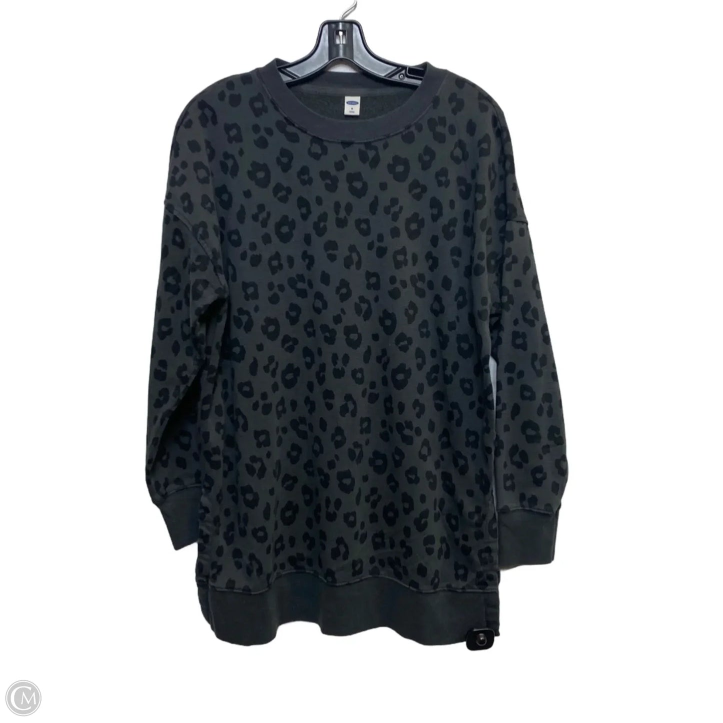 Sweatshirt Crewneck By Old Navy In Black, Size: M