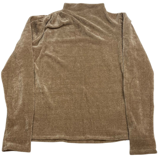 Top Long Sleeve By Express In Brown, Size: M