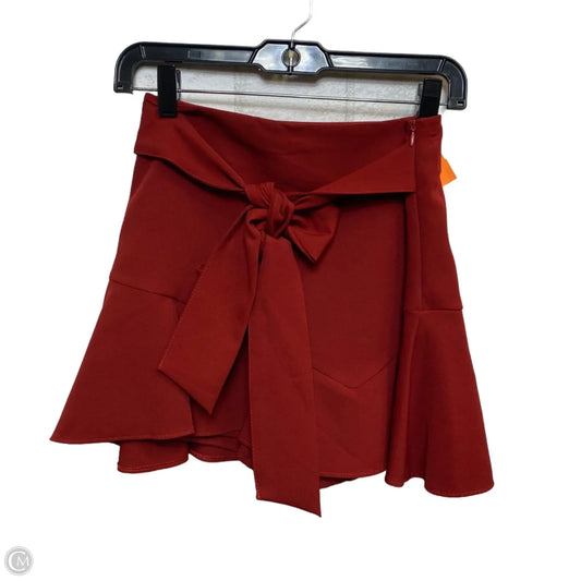 Skort By Zara In Red, Size: S