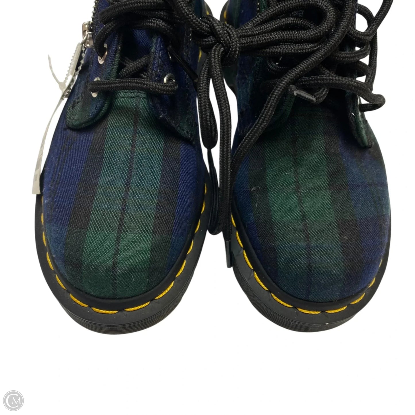 Boots Designer By Dr Martens In Blue & Green, Size: 5