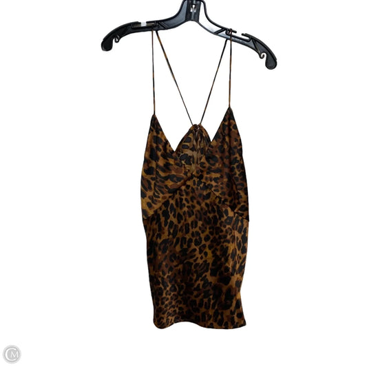 Top Sleeveless By A New Day In Animal Print, Size: Xl