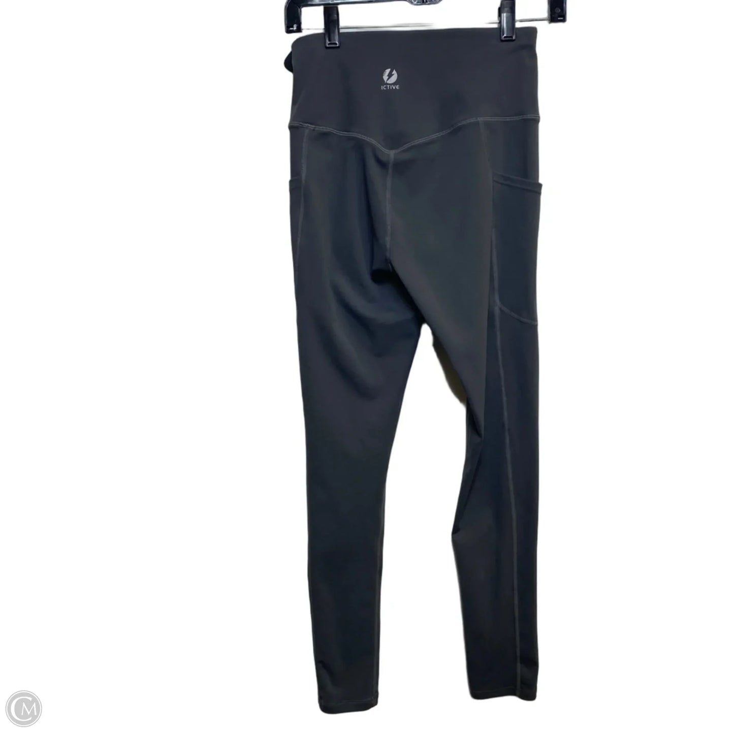 Athletic Leggings By ICTIVE In Grey, Size: S
