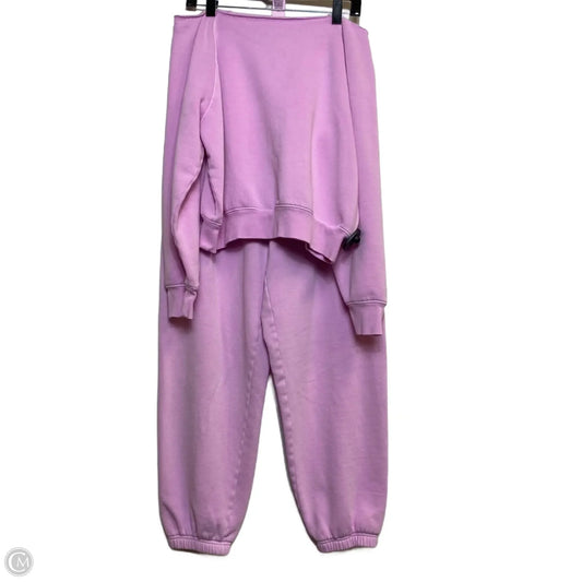 Lounge Set Pants By Pink In Pink, Size: S