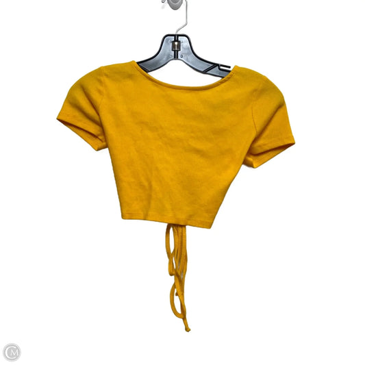 Top Short Sleeve By Wild Fable In Orange, Size: S