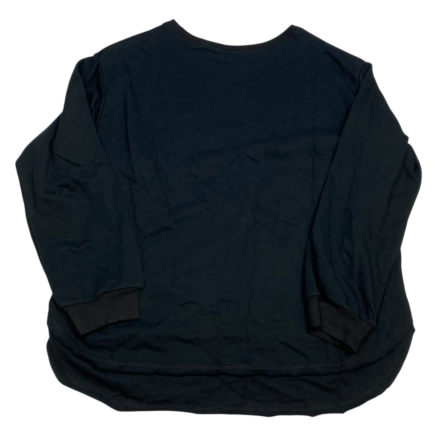 Sweatshirt Crewneck By Clothes Mentor In Black, Size: Xl