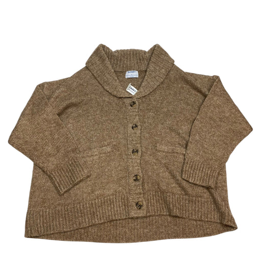 Sweater Cardigan By Old Navy In Brown, Size: Xl