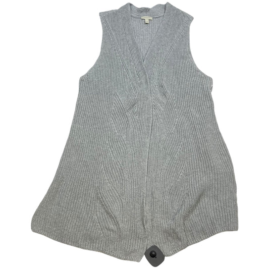 Vest Sweater By Talbots In Grey, Size: S