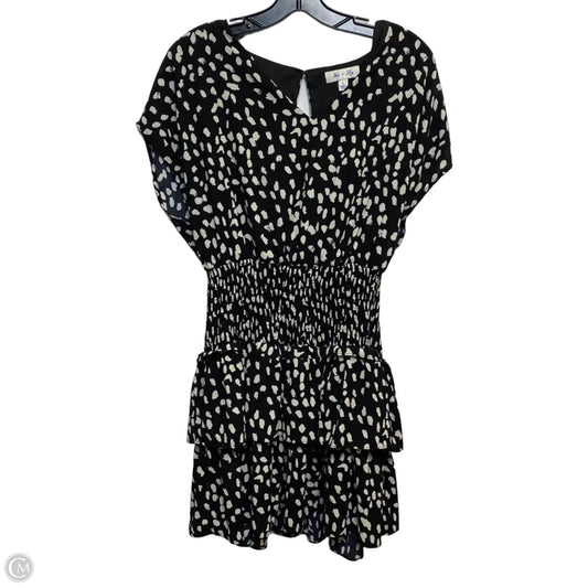 Dress Casual Short By She + Sky In Black & White, Size: L