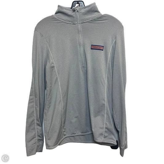 Top Long Sleeve Designer By Vineyard Vines In Grey, Size: M
