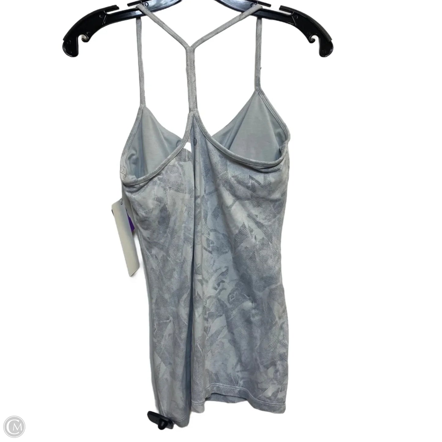 Athletic Tank Top Designer By Lululemon In Grey, Size: M