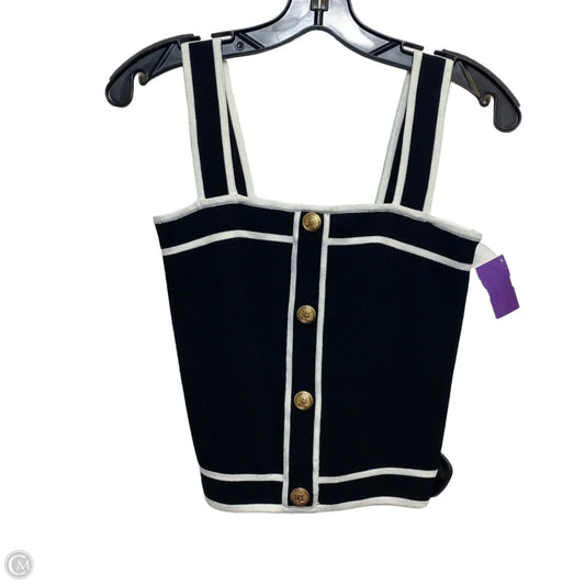 Top Sleeveless By Bailey 44 In Black & White, Size: M