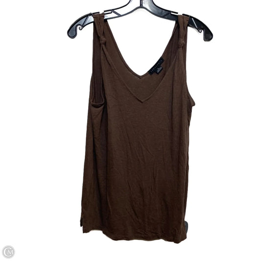 Top Sleeveless By Sanctuary In Brown, Size: M