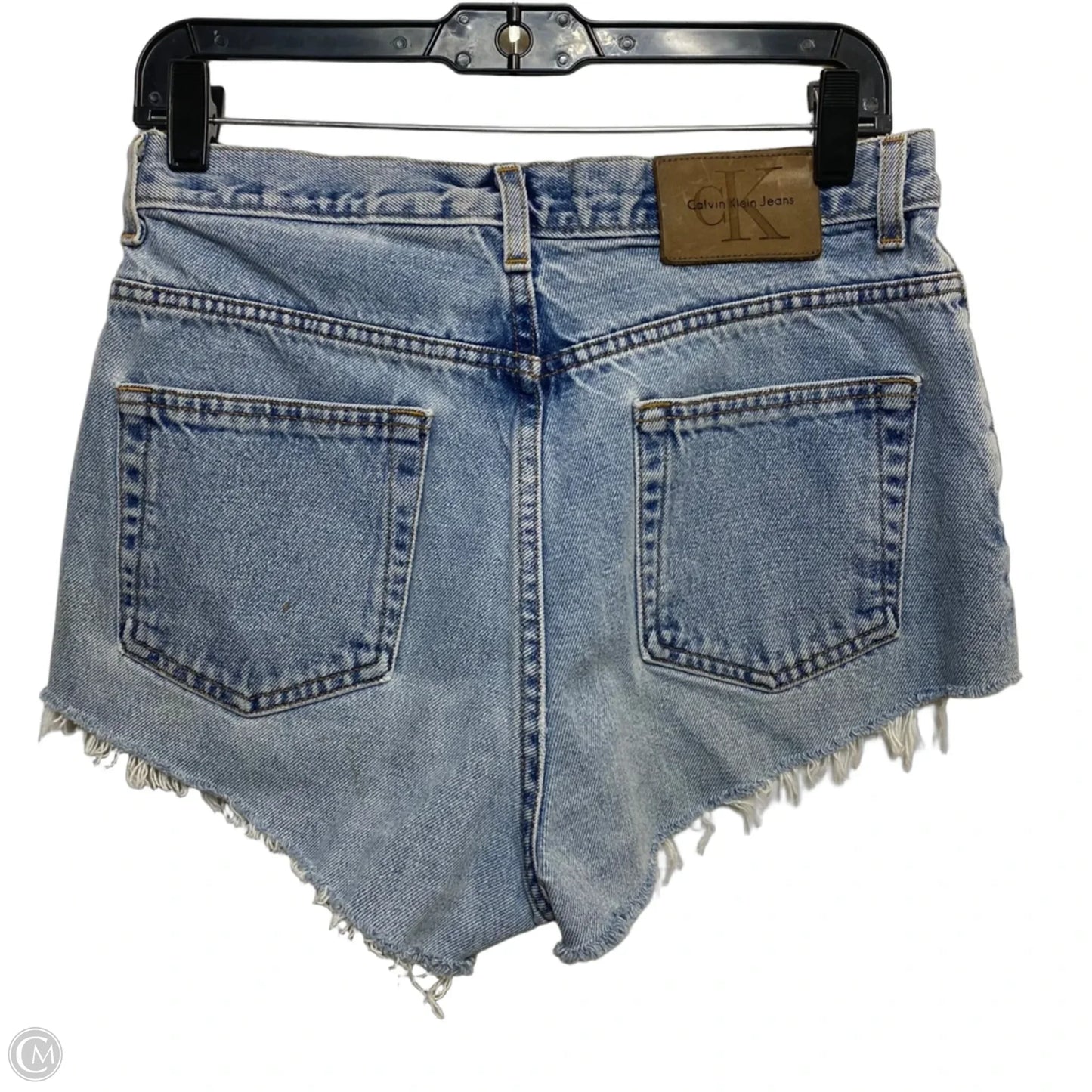Shorts By Calvin Klein In Blue Denim, Size: 10