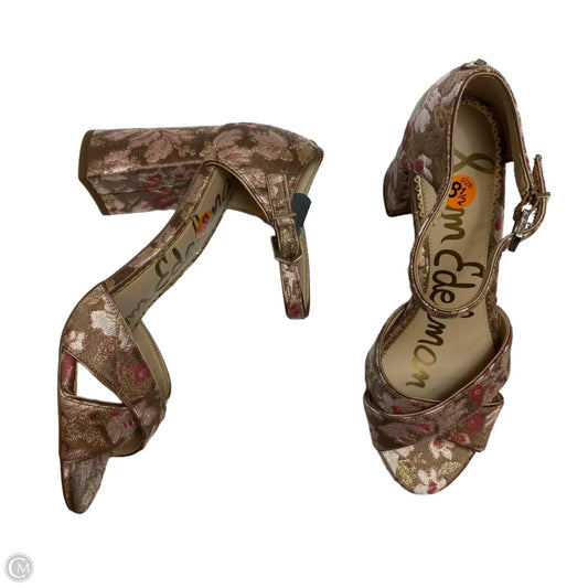 Sandals Heels Block By Sam Edelman In Pink, Size: 8.5