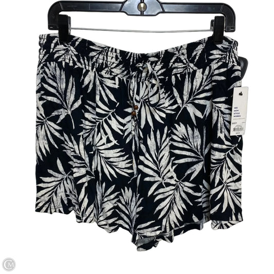Shorts By Apt 9 In Black & White, Size: M