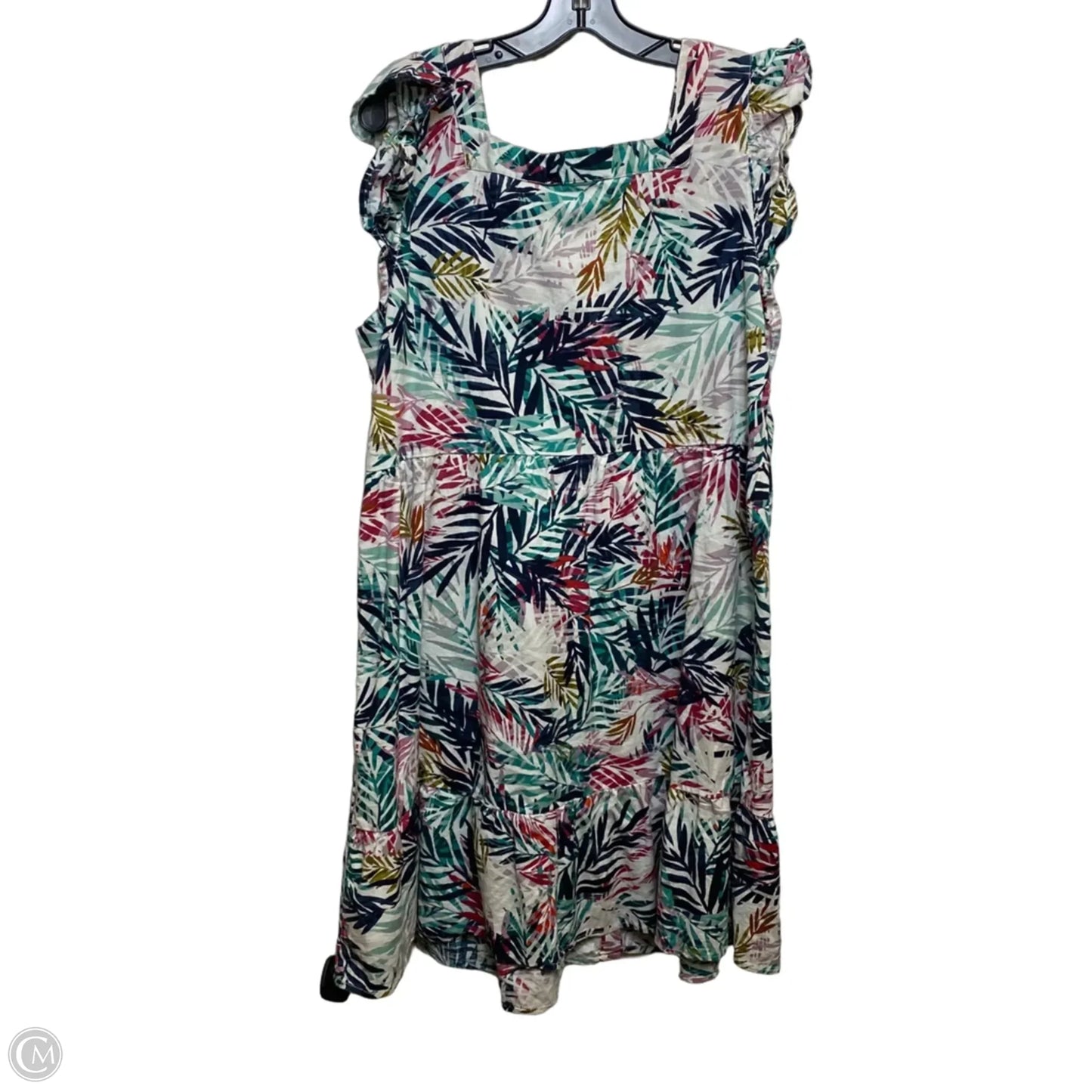 Dress Casual Short By Beachlunchlounge In Blue & Pink, Size: Xl