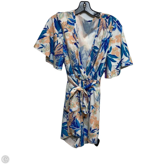 Romper By Shein In Blue & White, Size: S