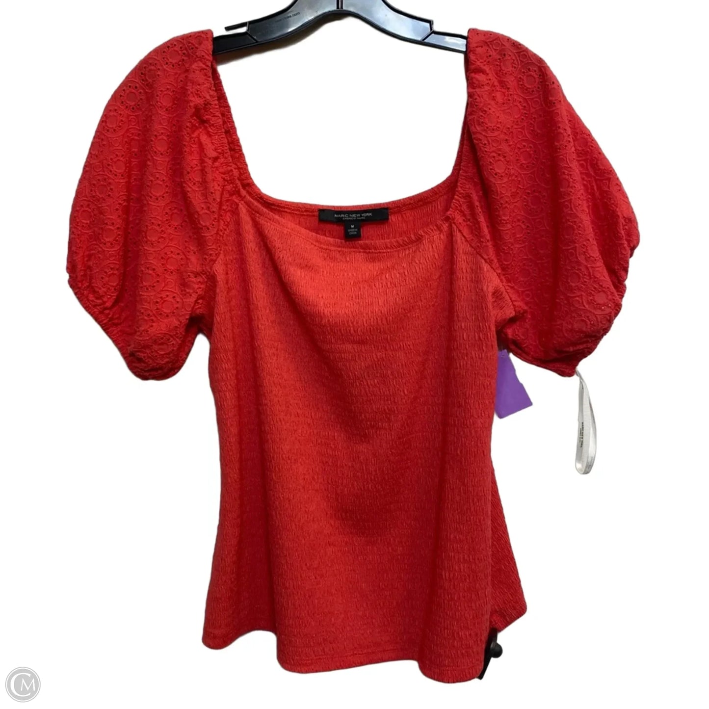 Top Short Sleeve By Marc New York In Red, Size: M
