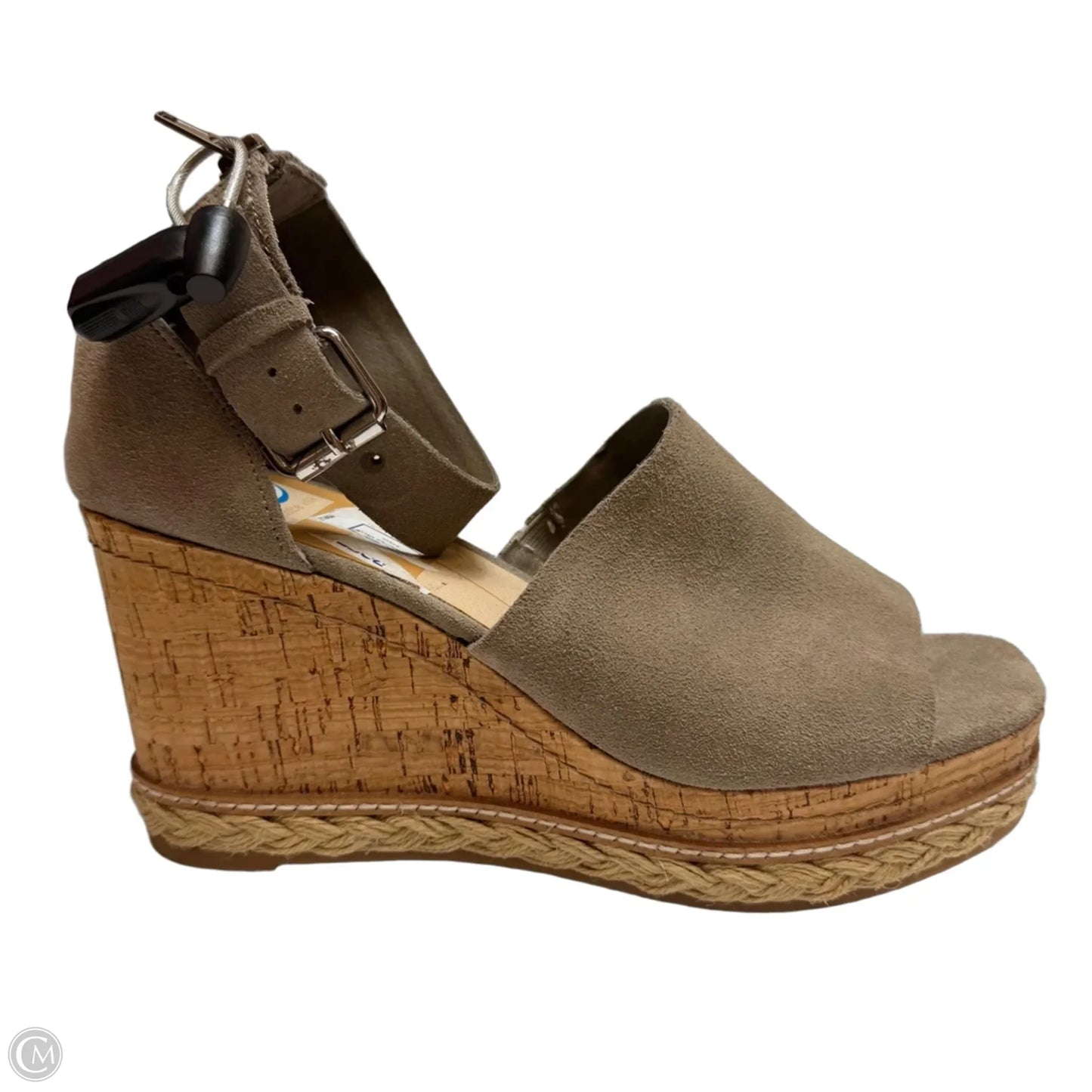 Sandals Heels Wedge By Dolce Vita In Grey, Size: 10