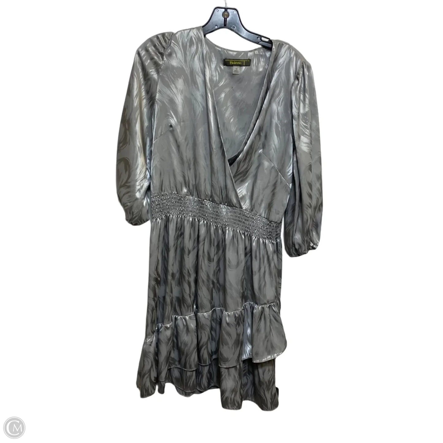 Dress Casual Short By Melonia In Grey, Size: L