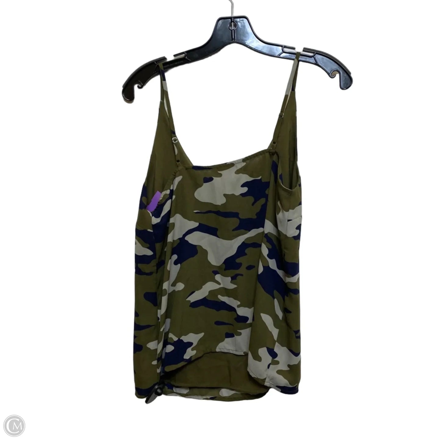 Top Sleeveless By Banana Republic In Blue & Green, Size: S