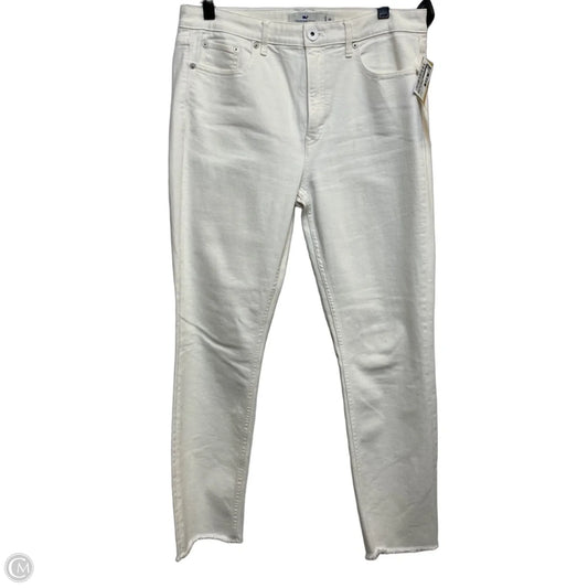 Jeans Designer By Vineyard Vines In White Denim, Size: 8