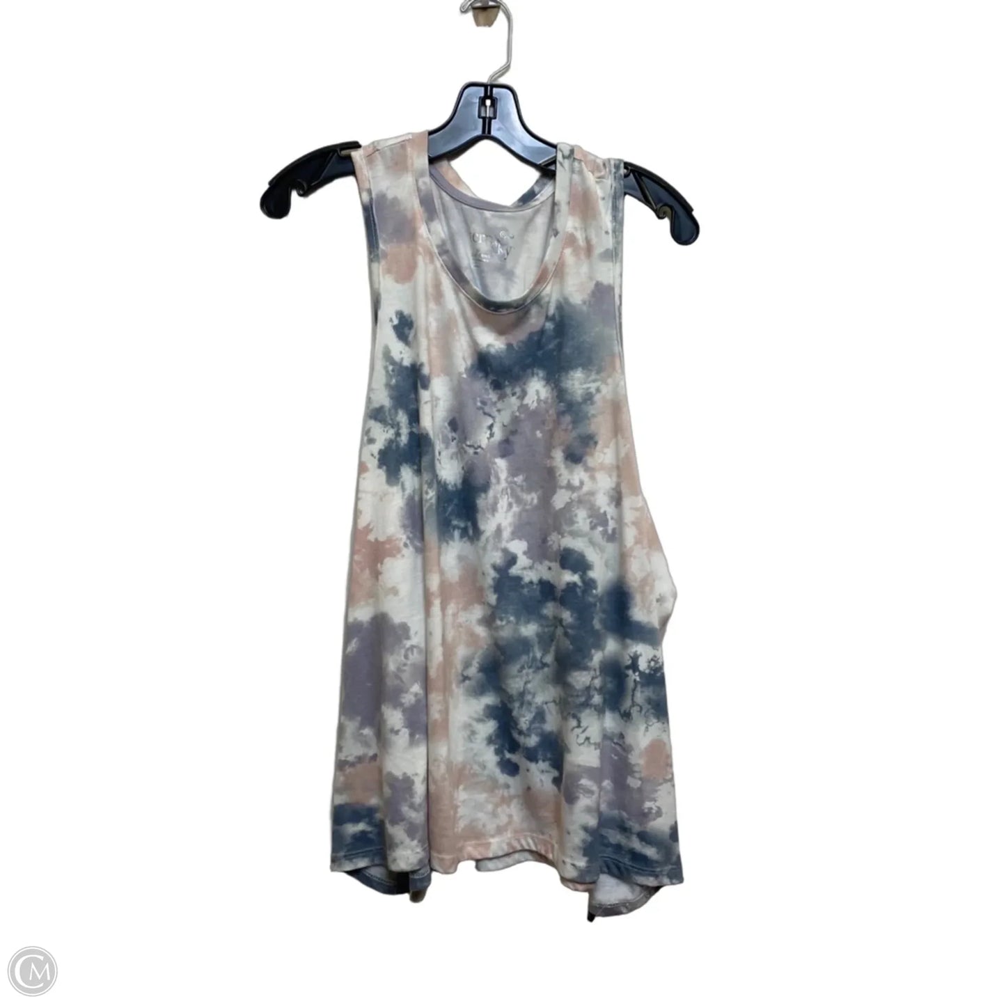 Top Sleeveless By Terra & Sky In Blue & Purple, Size: 3x
