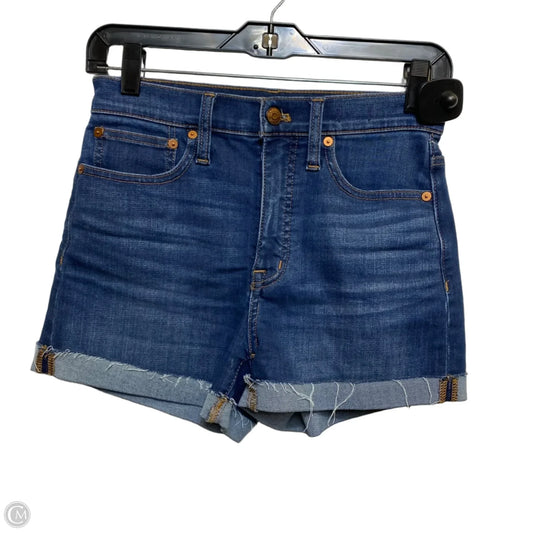 Shorts By Madewell In Blue Denim, Size: 0