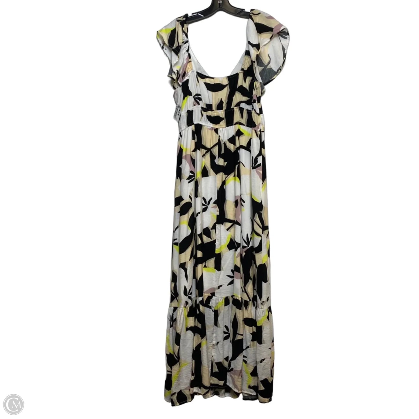 Dress Casual Maxi By Nine West In Black & Brown, Size: L