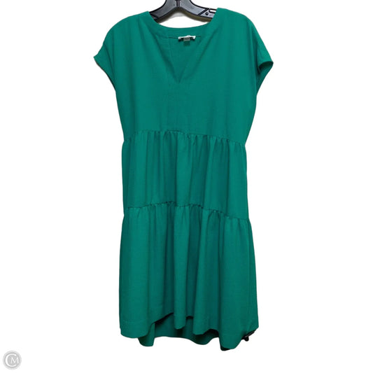 Dress Casual Short By Calvin Klein In Green, Size: M