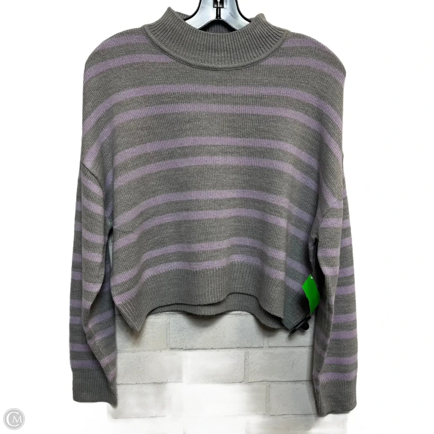 Sweater By Divided In Grey & Purple, Size: M