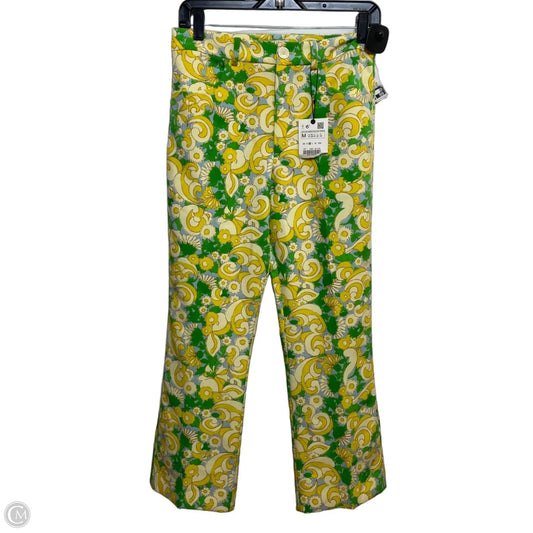 Pants Other By Zara In Green & Yellow, Size: M