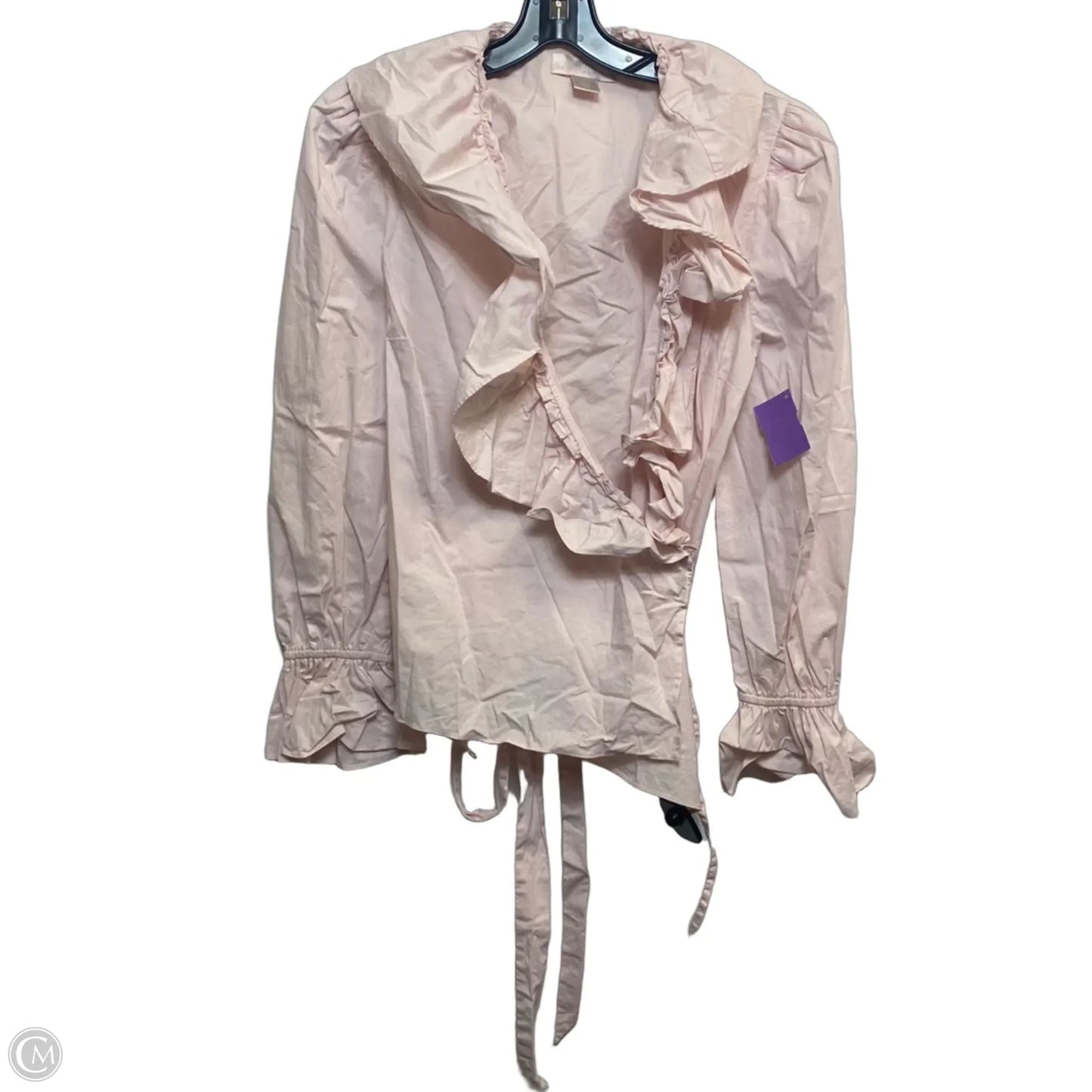 Top Long Sleeve By rachel barcell In Pink, Size: S