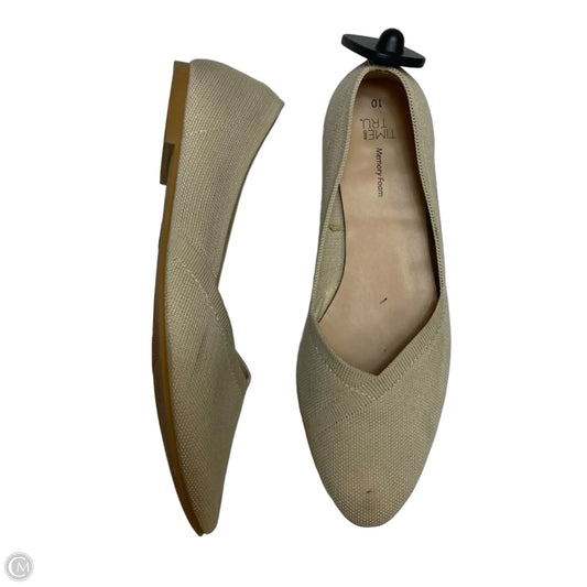 Shoes Flats By Time And Tru In Tan, Size: 10