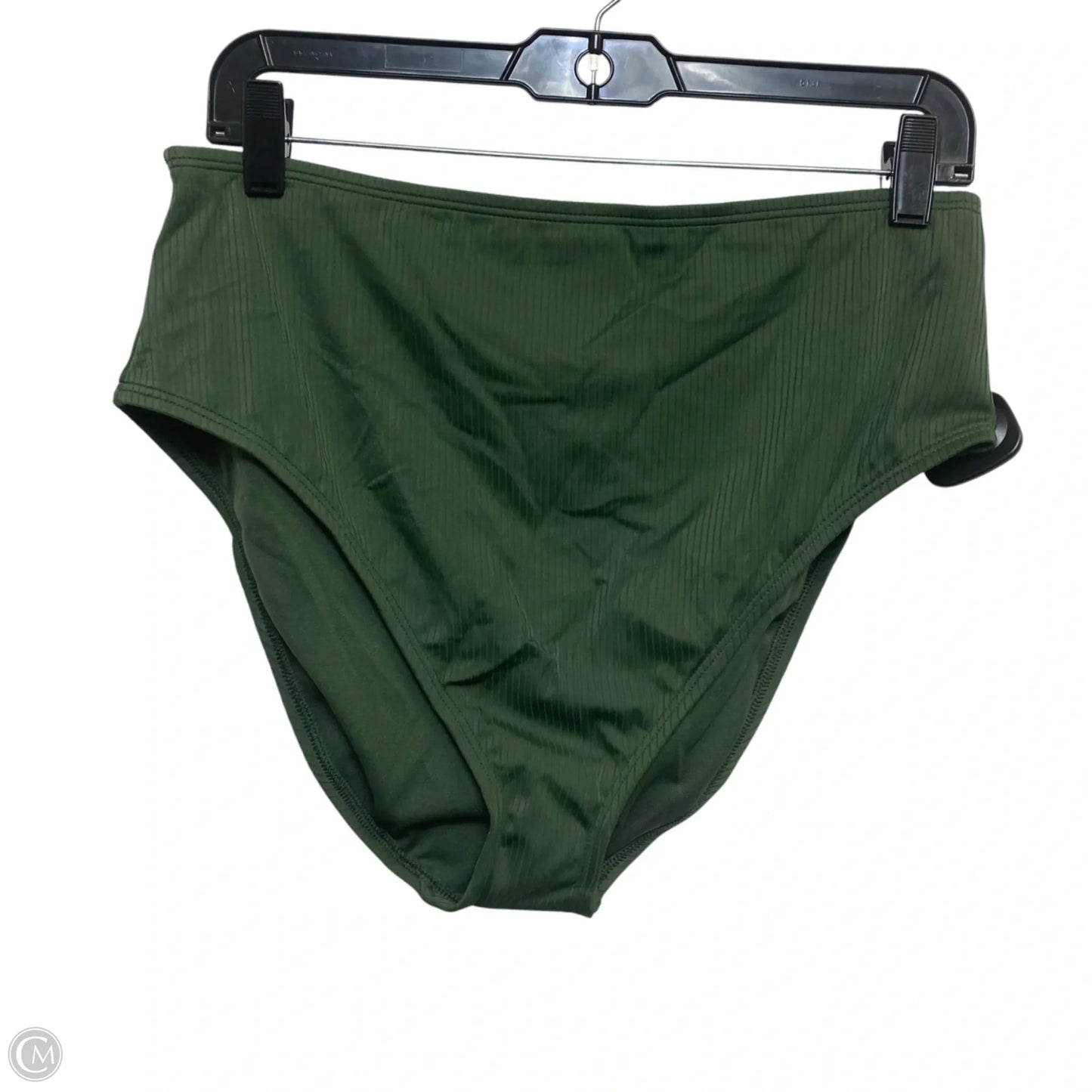 Swimsuit Bottom By Shade & Shore In Green, Size: L