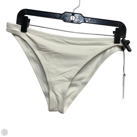 Swimsuit Bottom By Shade & Shore In White, Size: M