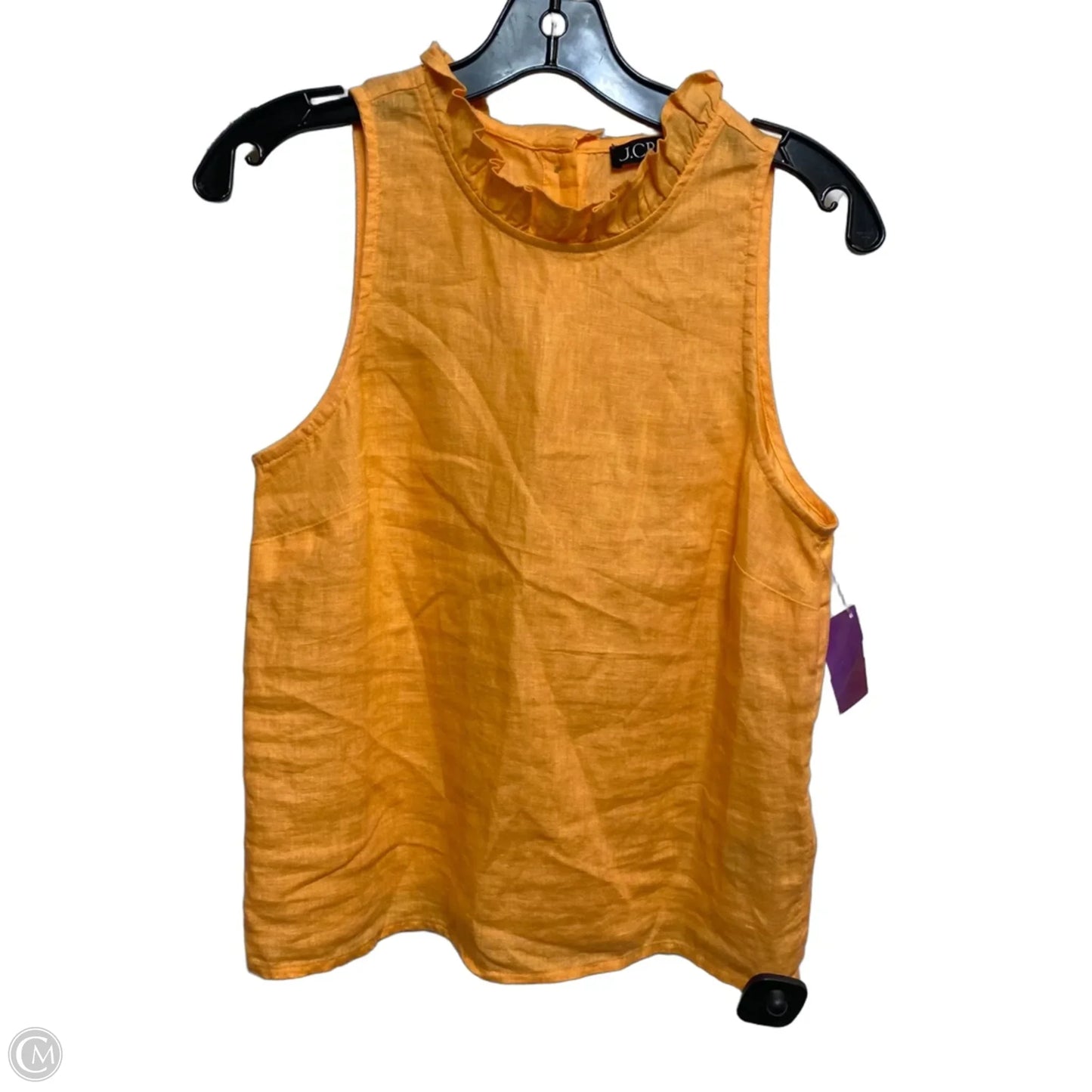 Top Sleeveless By J. Crew In Orange, Size: Xxs