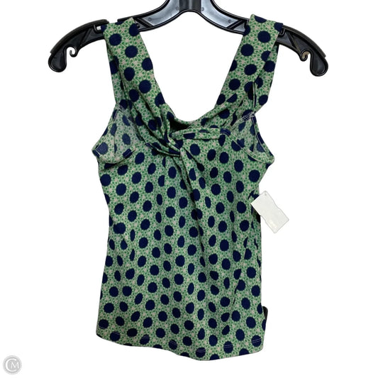 Top Sleeveless By Maeve In Blue & Green, Size: S