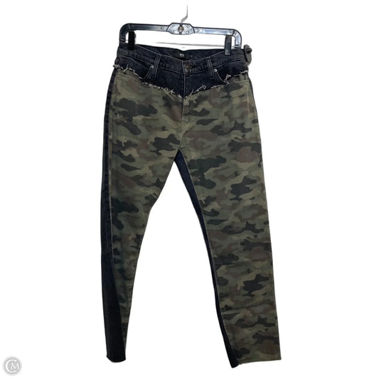 Jeans Designer By Hudson In Black & Green, Size: 6
