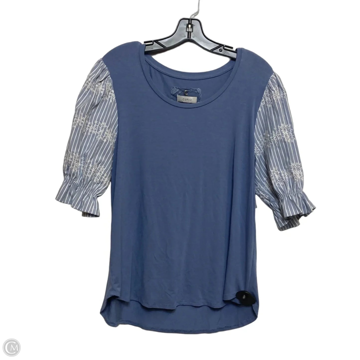 Top Short Sleeve By Cupio In Blue, Size: Xl