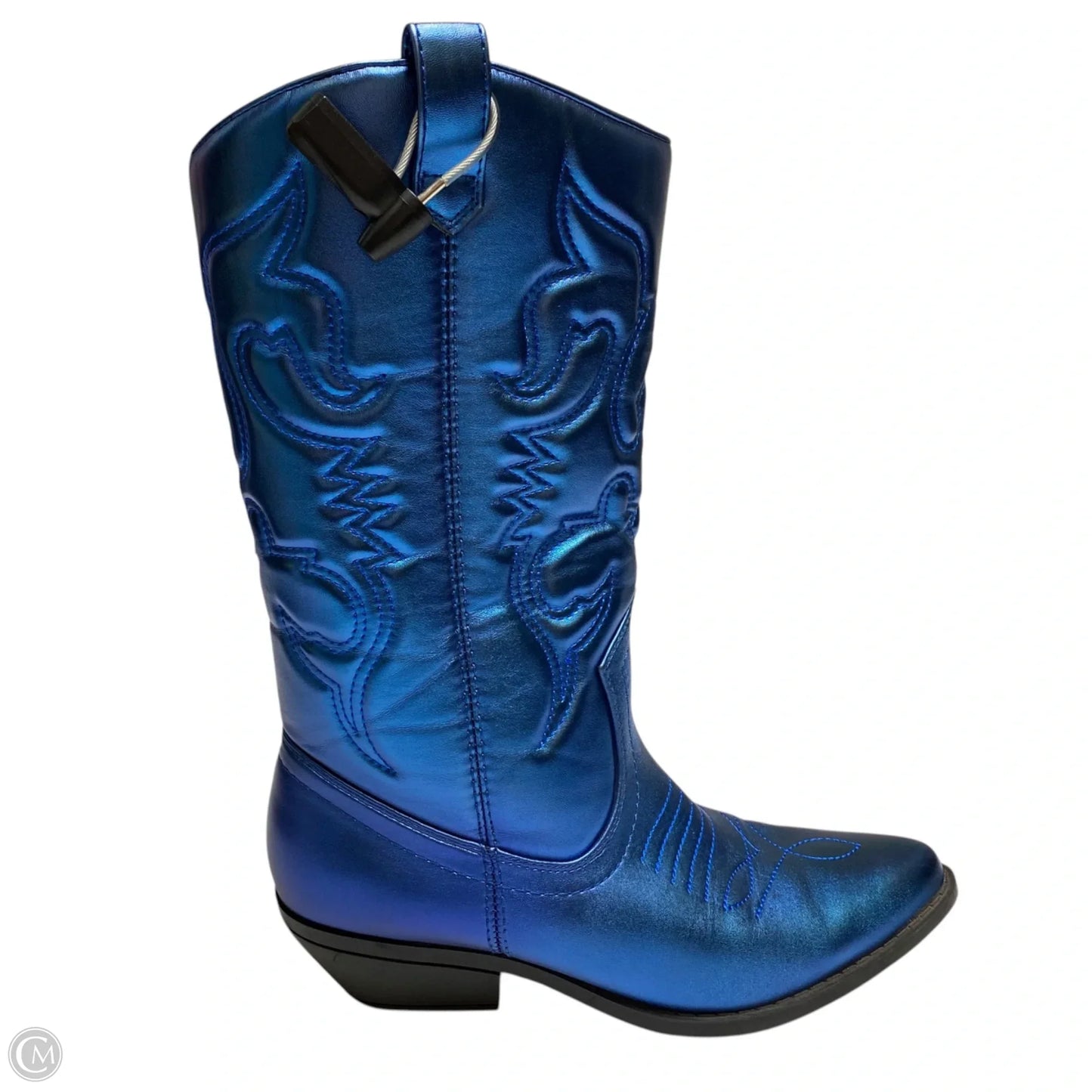 Boots Western By Soda In Blue, Size: 8.5