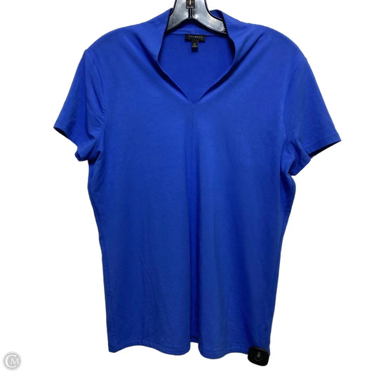 Top Short Sleeve By Talbots In Blue, Size: M