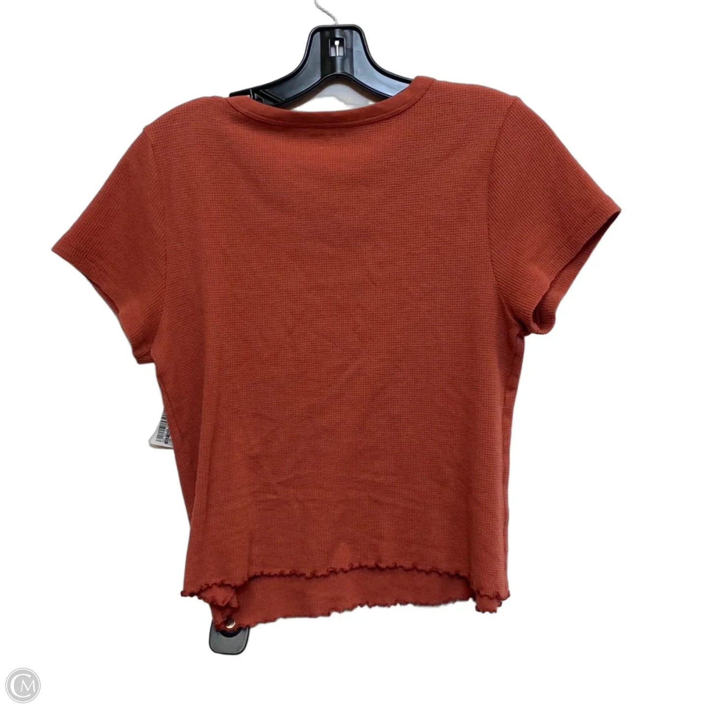 Top Short Sleeve Basic By Old Navy In Orange, Size: L