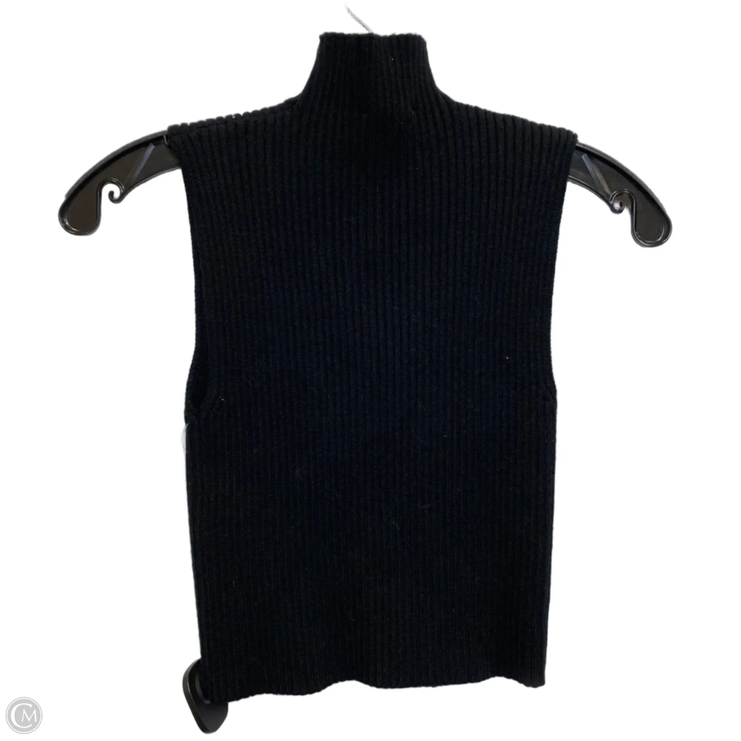 Top Sleeveless By Zara In Black, Size: M