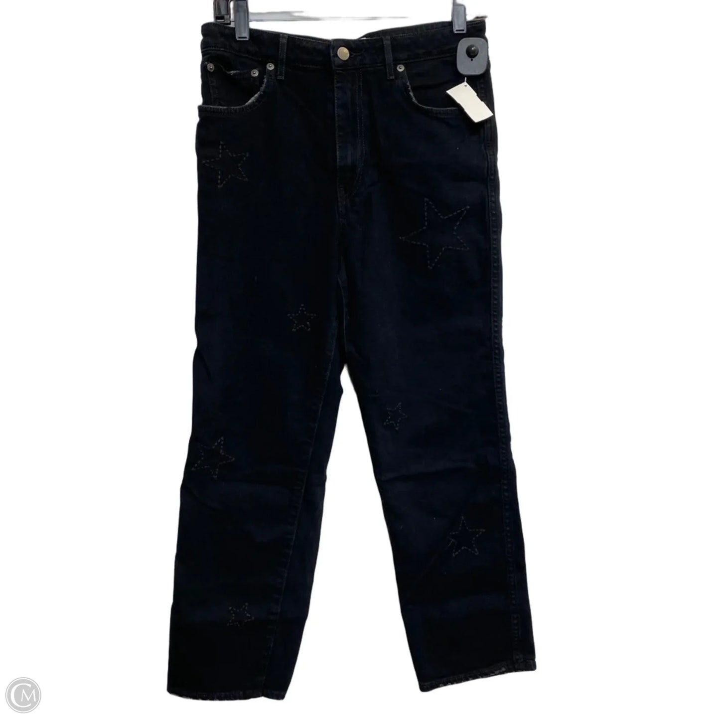 Jeans Straight By Sundry In Black Denim, Size: 8