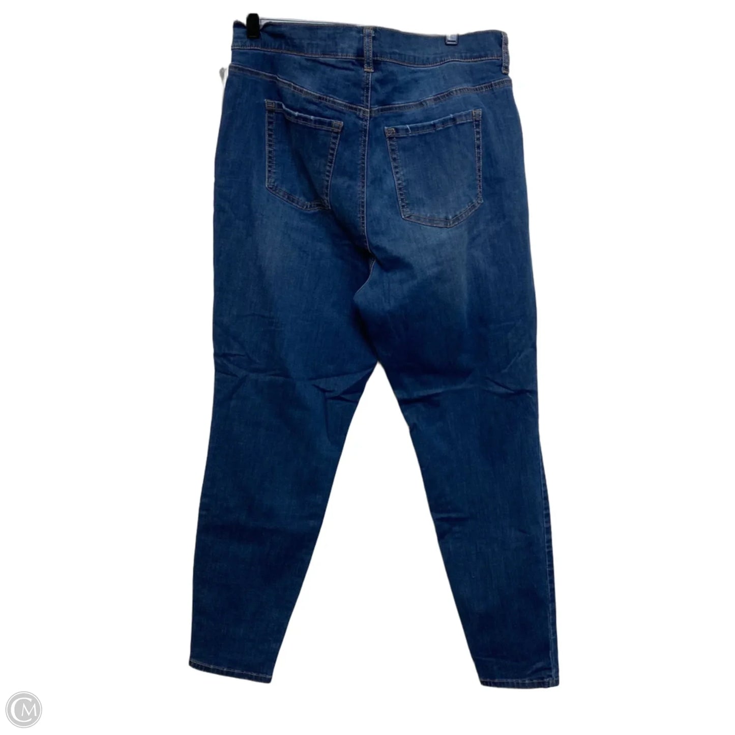 Jeans Skinny By Terra & Sky In Blue Denim, Size: 18