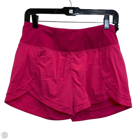 Athletic Shorts By Soothfeel In Pink, Size: M