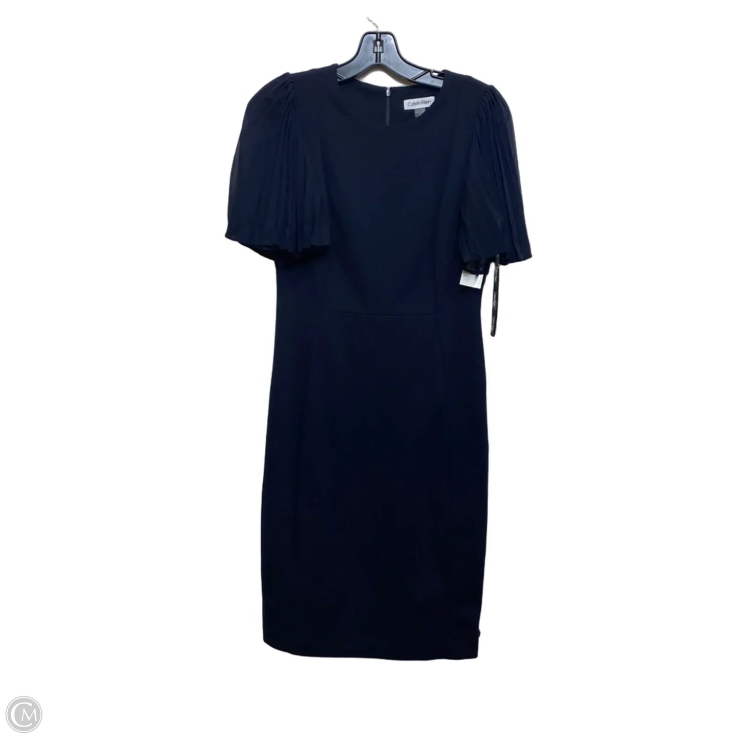 Dress Work By Calvin Klein In Navy, Size: S