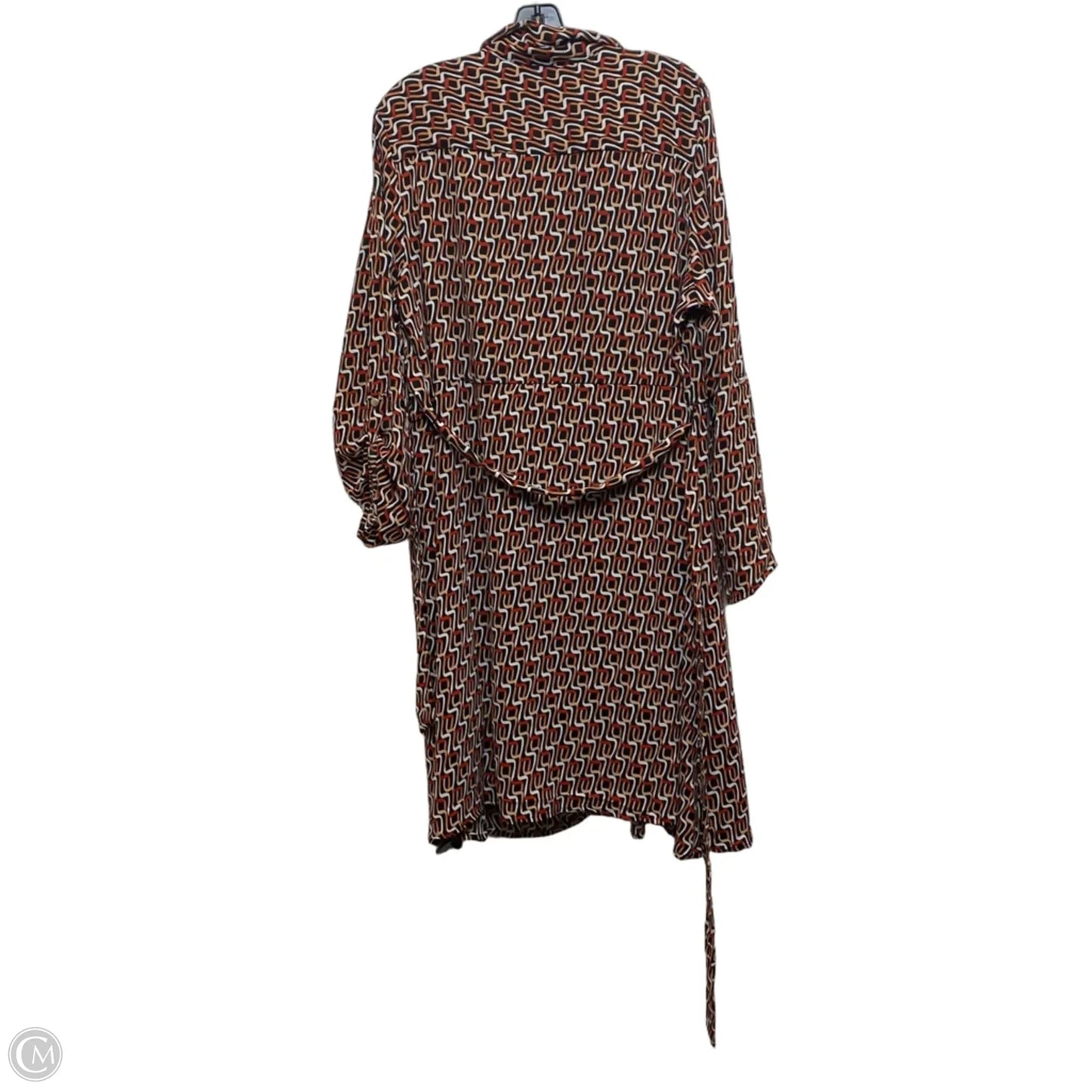 Dress Casual Short By Ny Collection In Black & Brown, Size: 3x